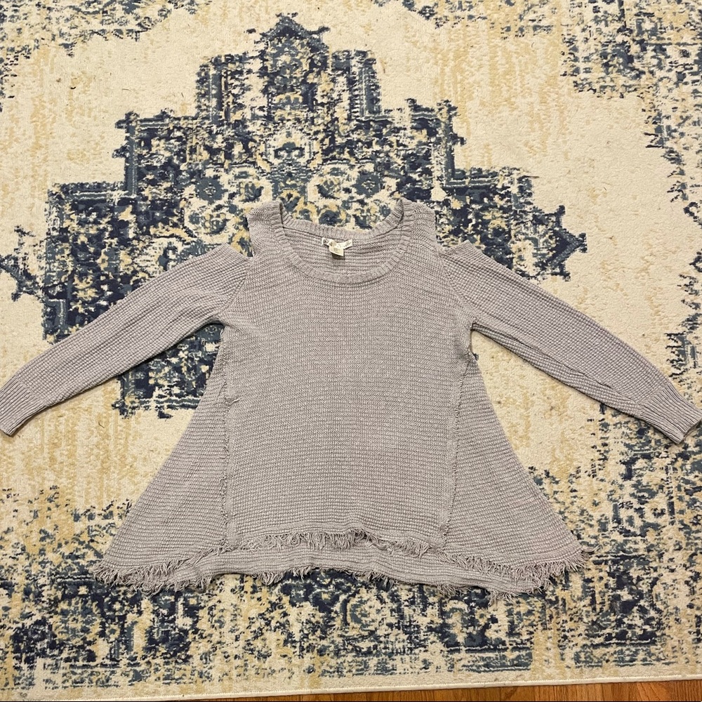 Cold Shoulder Sweater